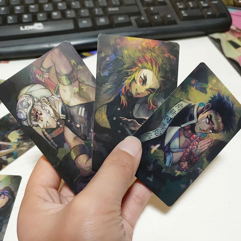 

Demon Slayer Unlimited train nine-pillar collection card Postcard Student stationery card business card