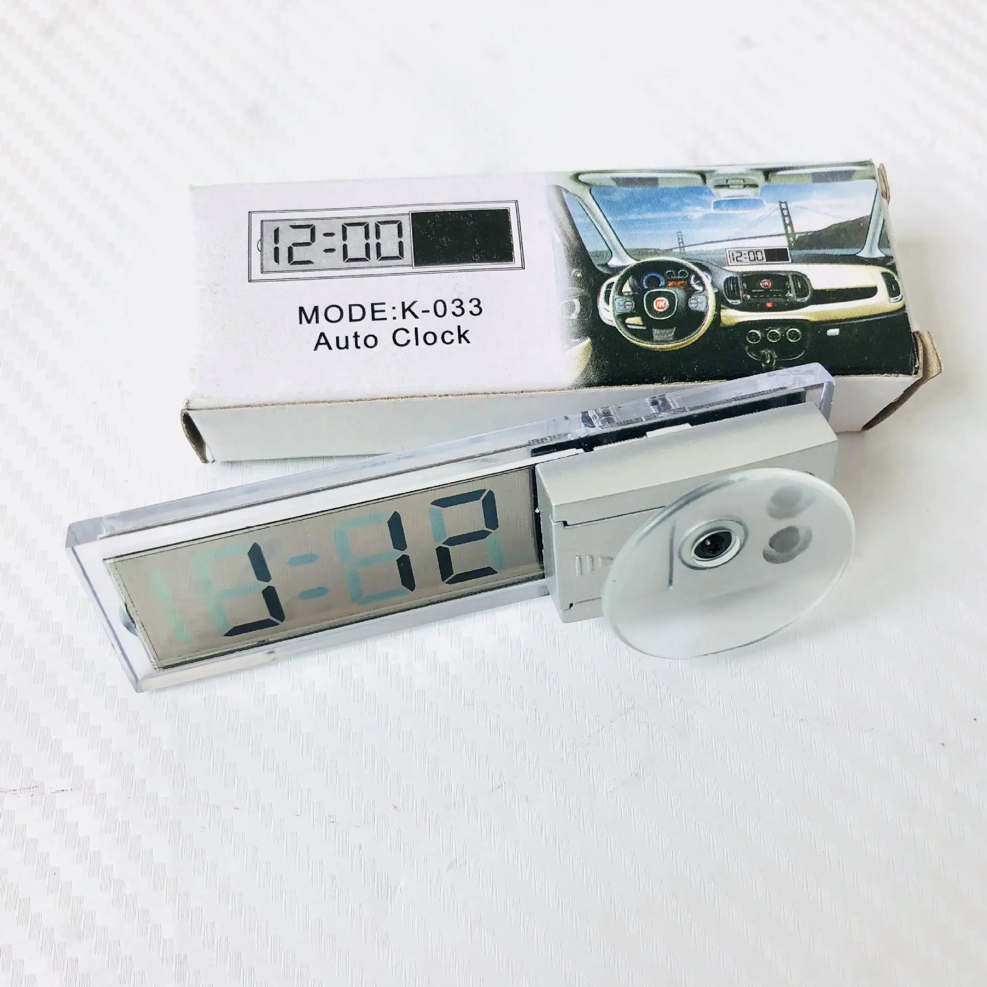 Автомобильный Чак Тип электронные часы автомобильные настольные прозрачные