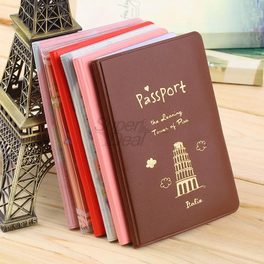 Обложка для паспорта из ПВХ идентификационный ID Чехол кредитной карты сумки