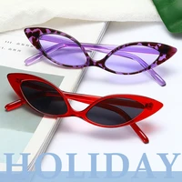 1 pc retro small oval sunglasses women vintage brand shades black red metal color sun glasses fashion design eyeglasses