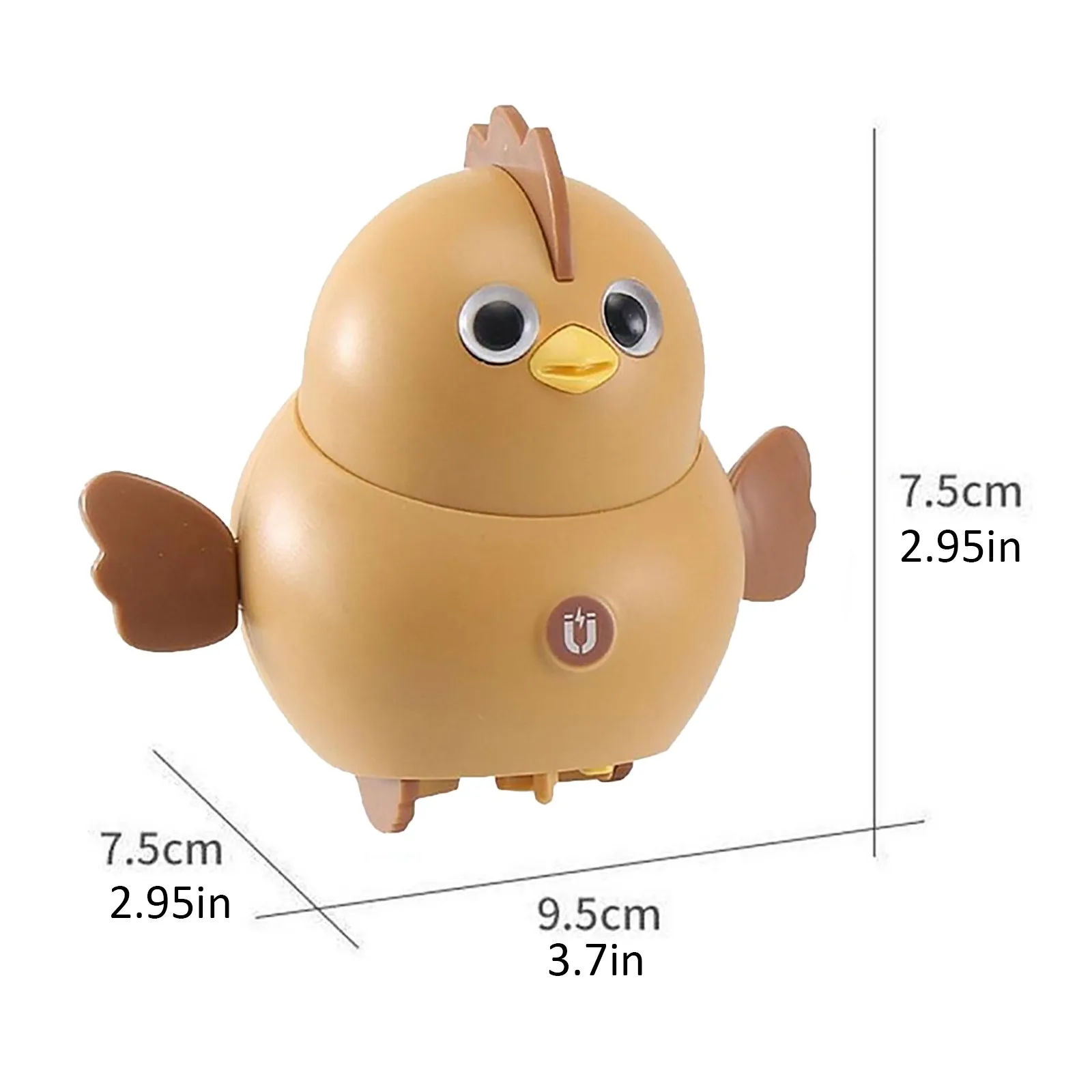 

Electric Swing Magnetic Chick Duckling Cute Style Swing Squad Can Fixed-Point Winding Sleek Design For Baby Montessori Toys