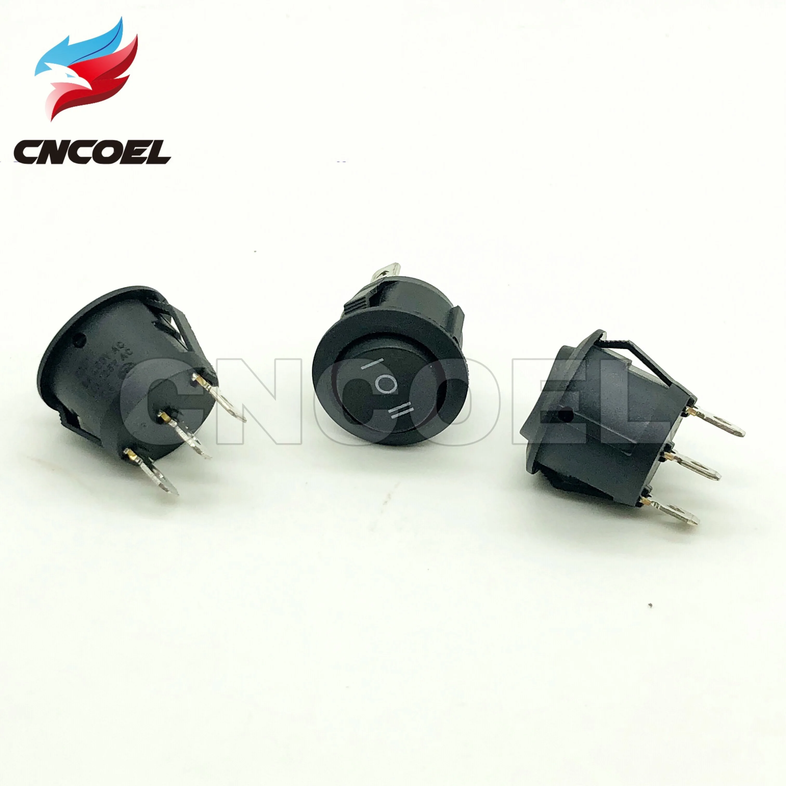 2 шт./лот KCD1 лодочный кулисный переключатель ВКЛ-ВЫКЛ черный 3-позиционный SPDT