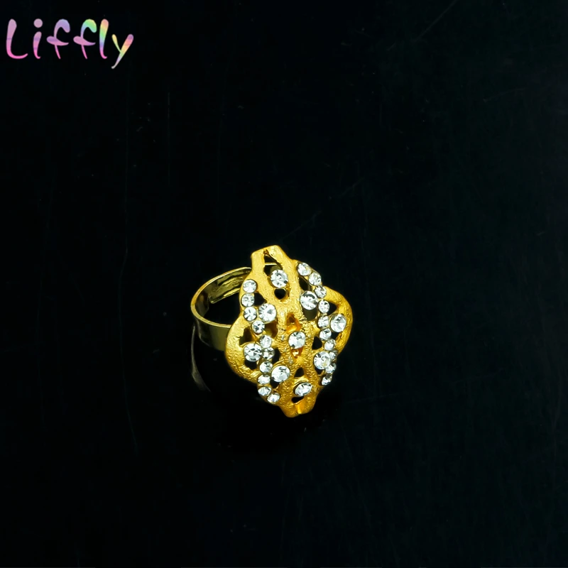 Дубай ювелирные наборы африканские ожерелья серьги кольцо браслет Кристалл