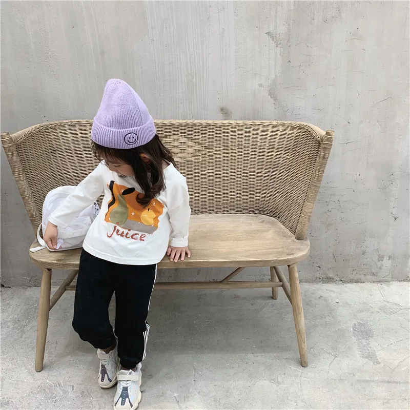 Детская футболка с длинным рукавом и круглым вырезом принтом | Мать ребенок