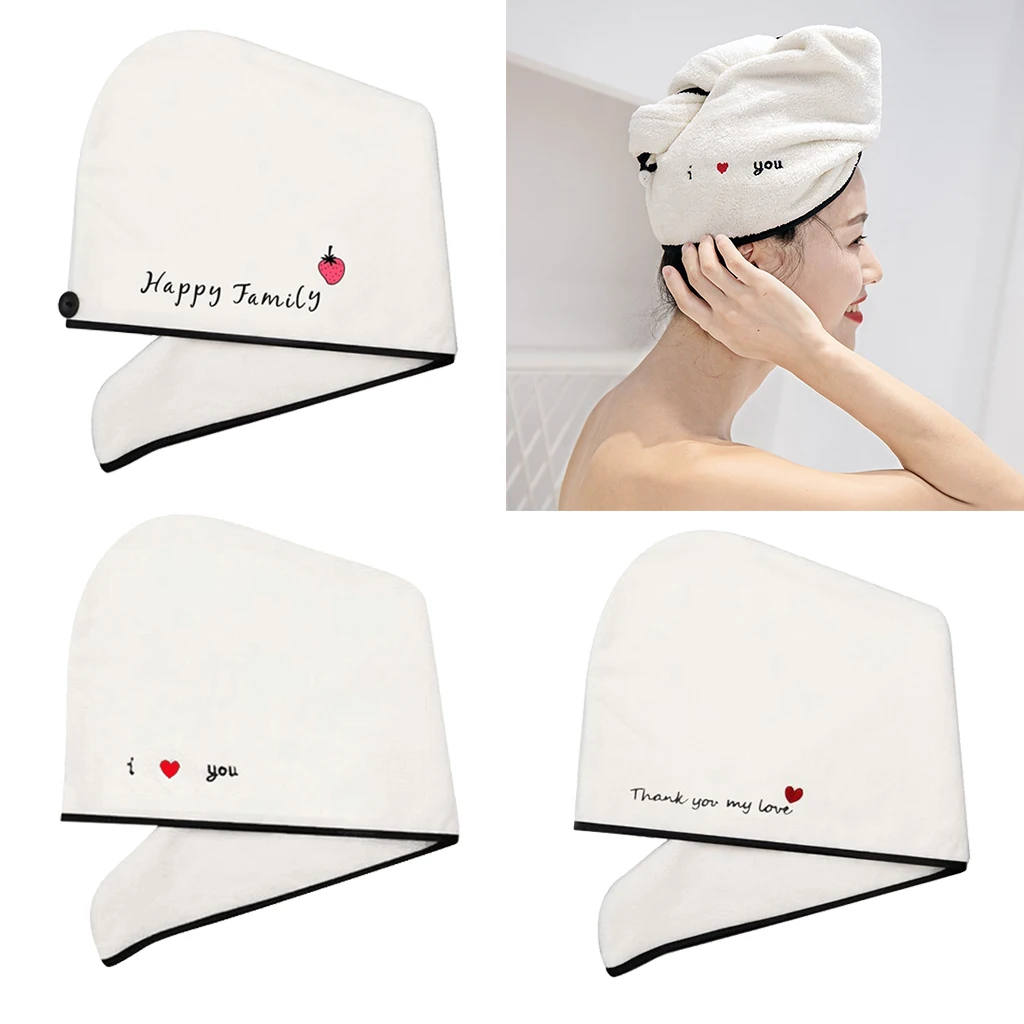

New Super Absorbent Microfiber Dry Towel Wrap Quick Dry Towel Cap Head Wrap