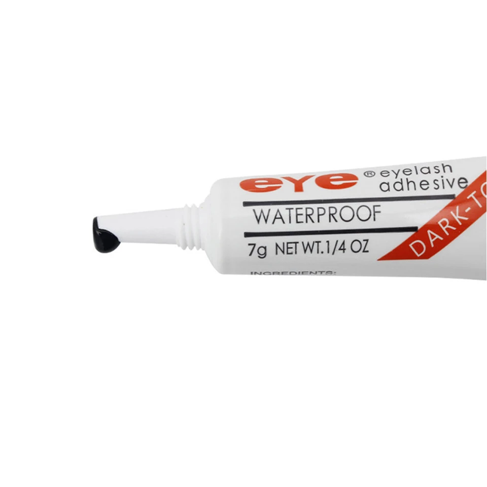 Black glue NEWCOME 3 пары 3D накладные ресницы из норки толстые крестообразные натуральные накладные ресницы ручная работа Накладные ресницы макияж инструменты - Цвет: Black glue