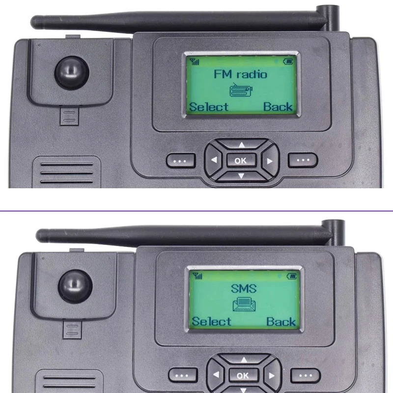 beamio english language wireless telephone with gsm sim card wall mount cordless phone lcd screen for home office desktop black free global shipping