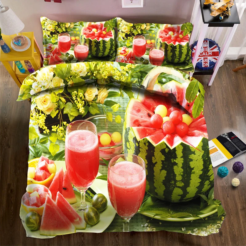 Набор пододеяльников с принтом пасторального DYI двойное постельное белье