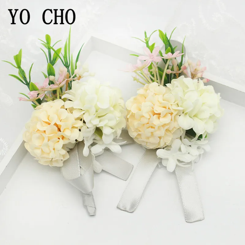 Брошь Розовая роза бутоньерка для подружек невесты Мужская Свадебный корсажный