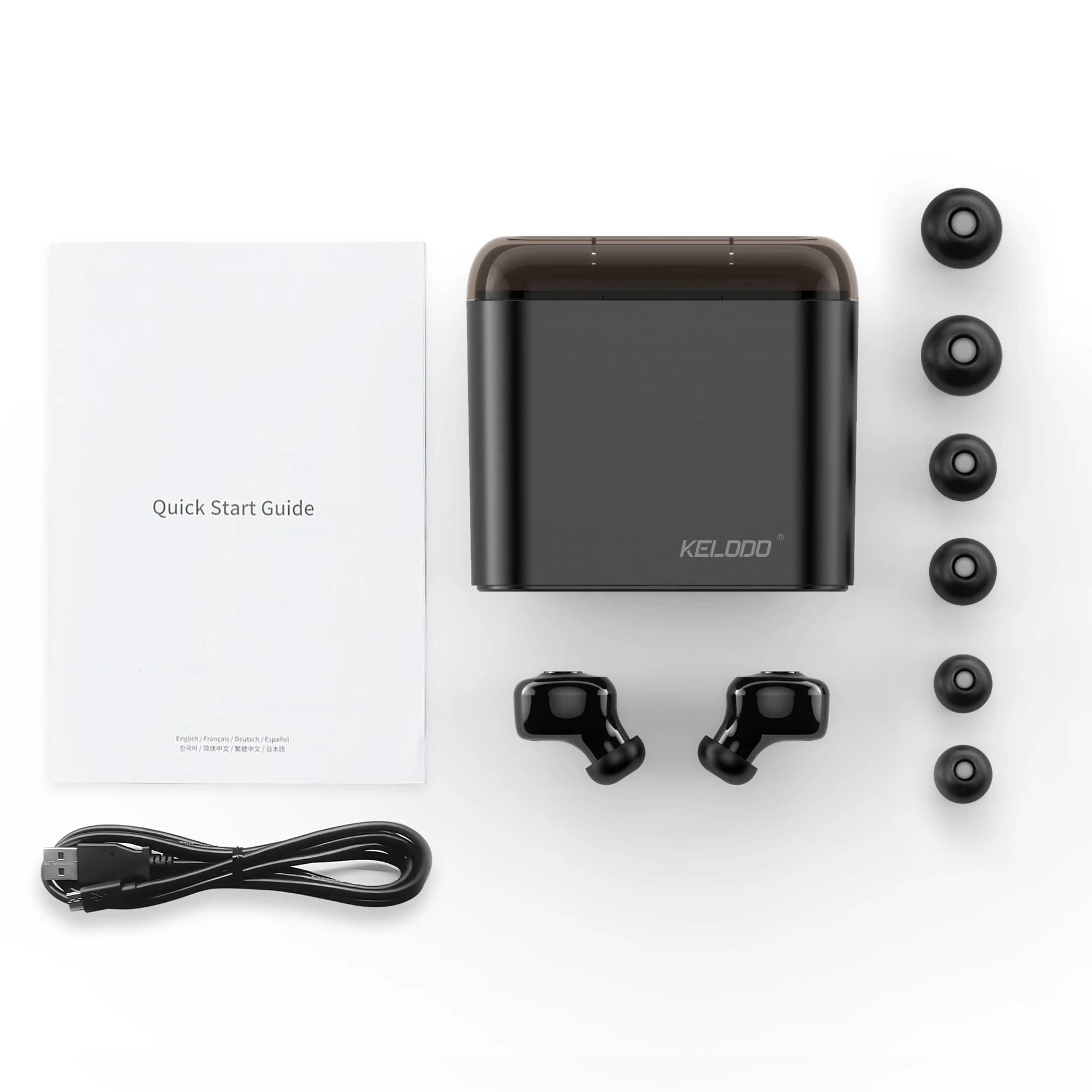 Kelodo S680 TWS IPX7 беспроводные наушники Blutooth Hi-Fi стерео звук шумоподавление Handsfree