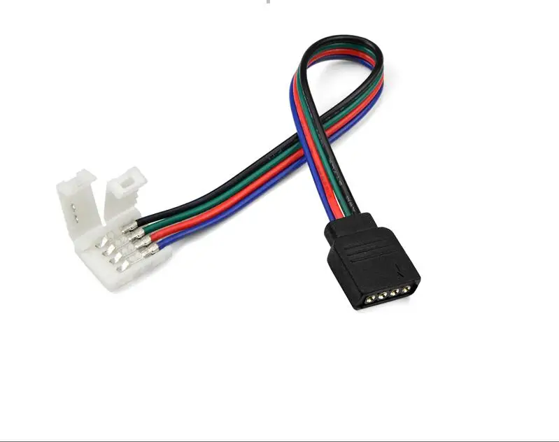 5 шт. 4pin 10 мм Бесплатный Сварочный соединитель 5050 SMD RGB аксессуары для светодиодных