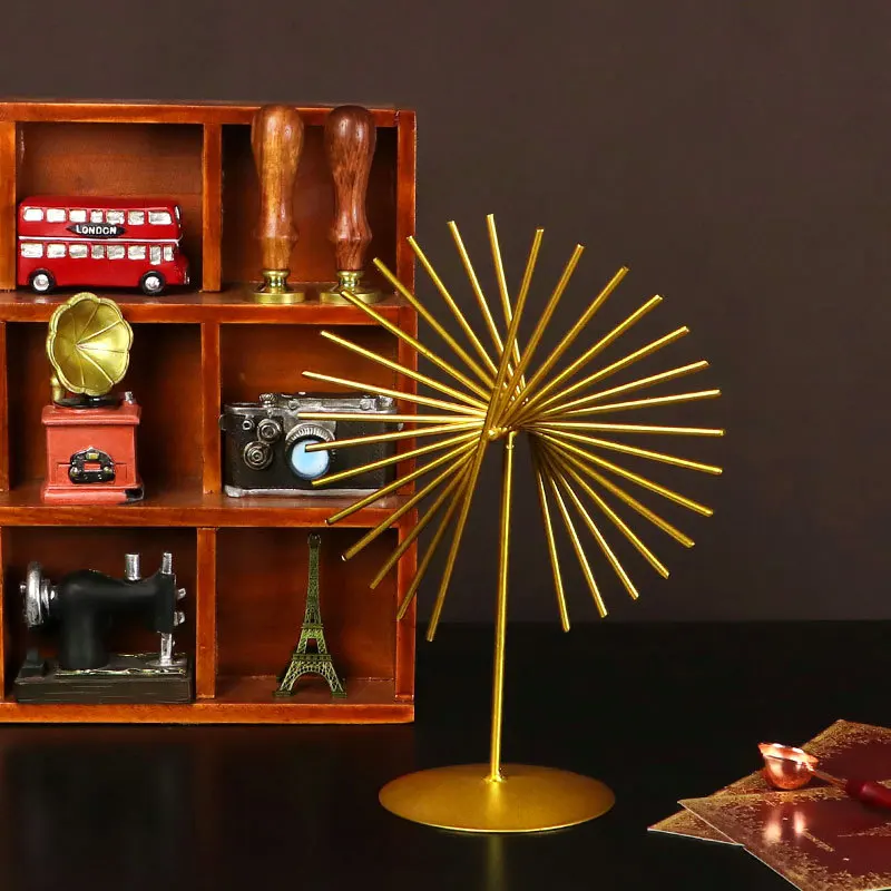 Абстрактный орнамент железная скульптура домашний декор современная