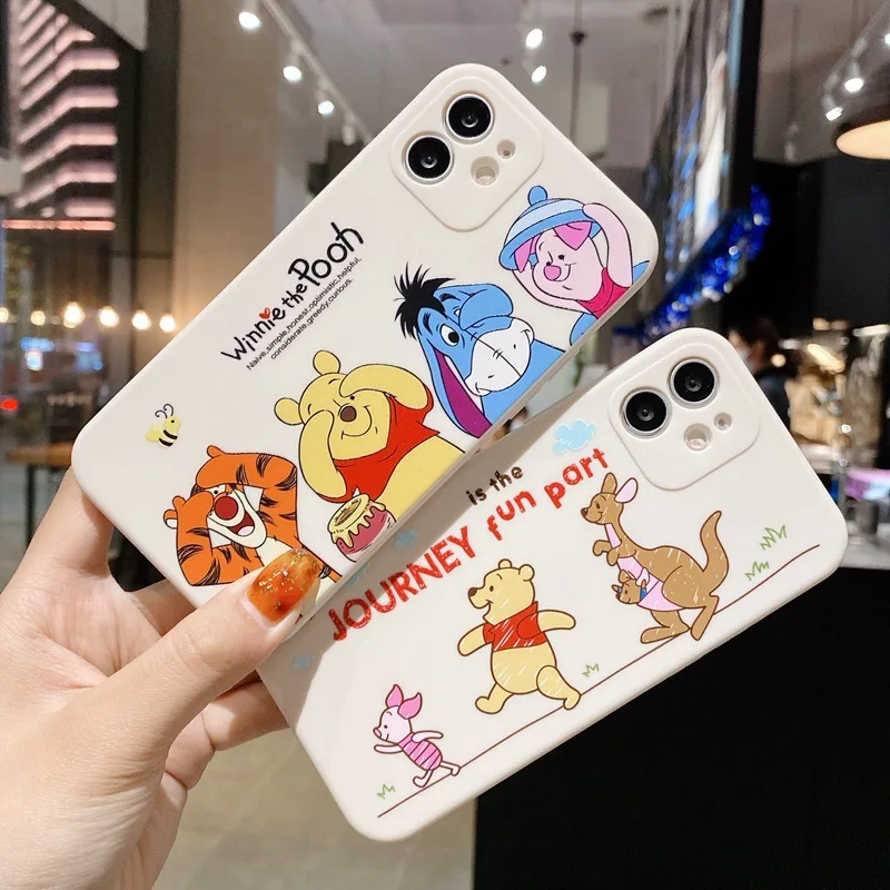 Мультфильмы Disney Винни-Пух для IPhone13 Pro Max X XS XR 12mini 12 11 7 8 SE 6 6S Plus аксессуары | Детская