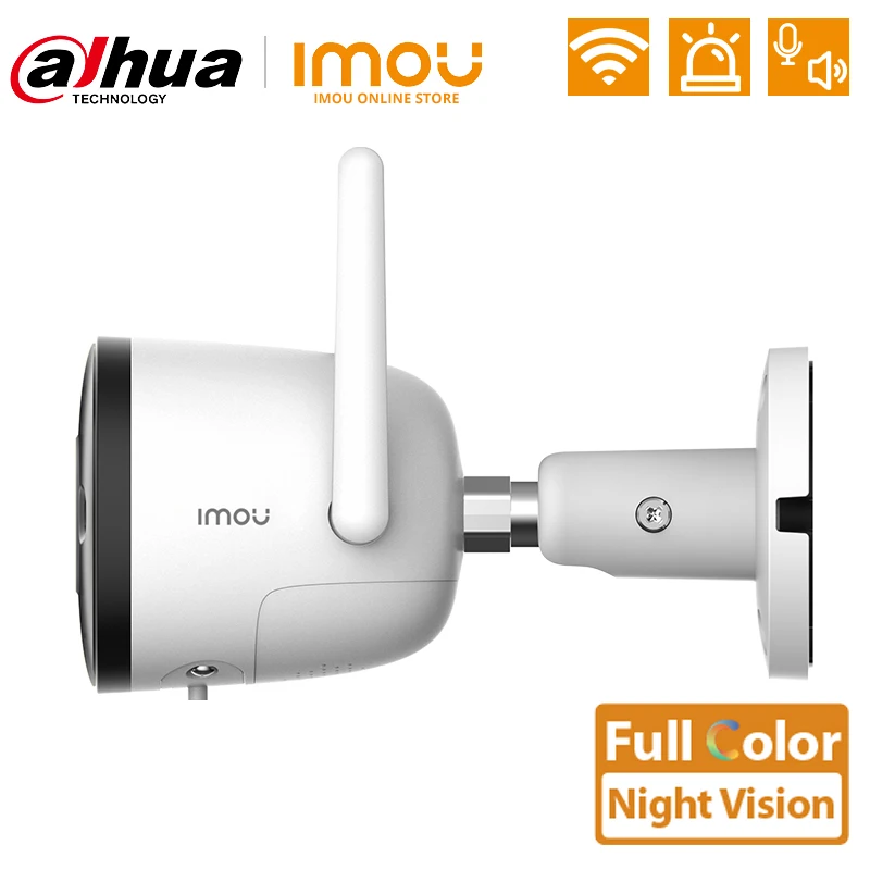 imou outdoor dual antenna full color wifi ip camera two way audio active deterrence ip67 weatherproof built in hotspot bullet 2 free global shipping