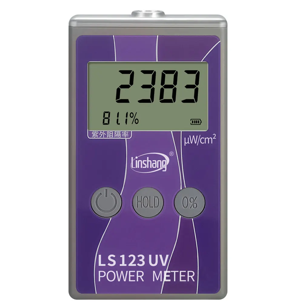 

Hot Sale LS123 UV Power Meter Ultraviolet Intensity Transmittance Rejection Rate Tester UV transmittance Light Measurement Tool