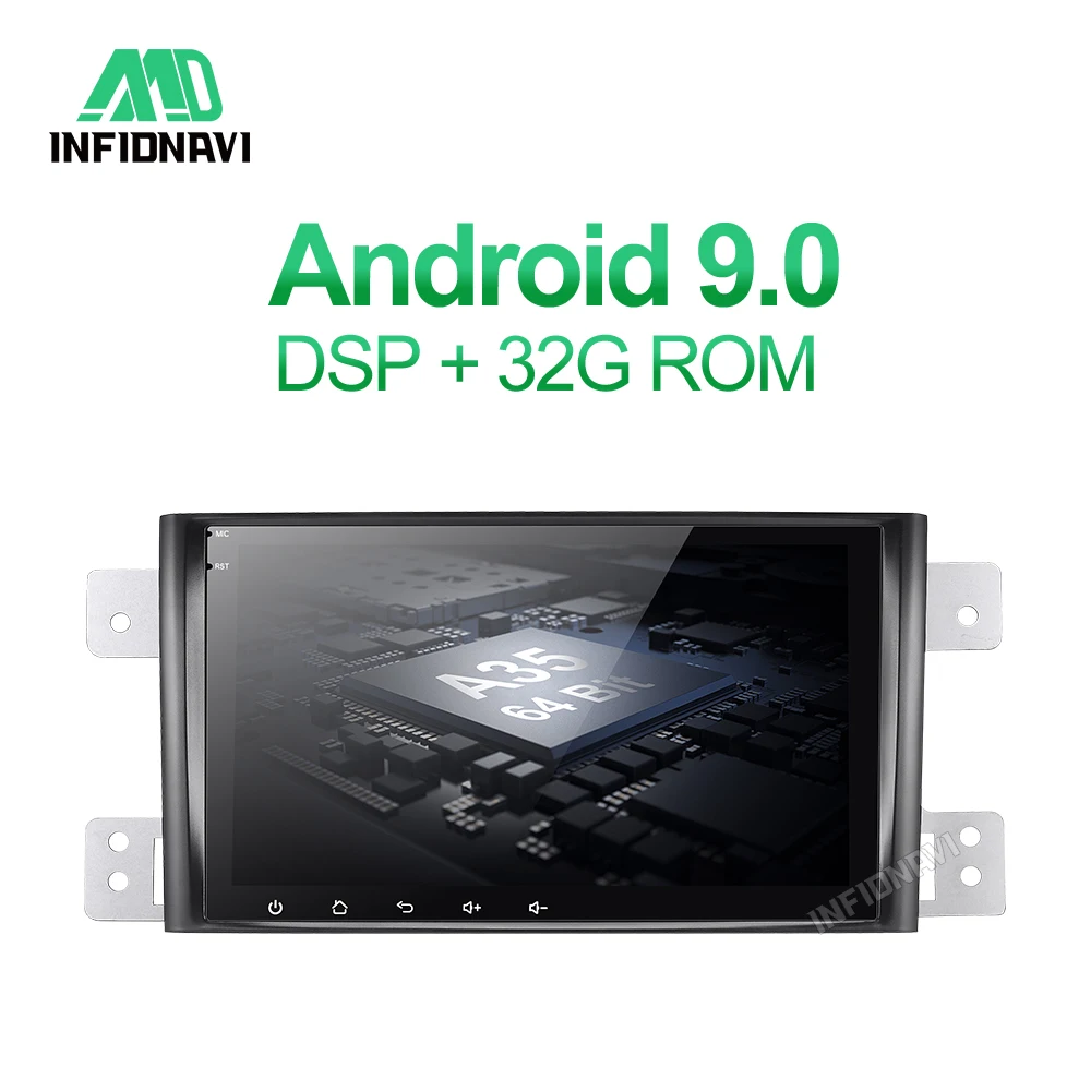 Android 9,0 автомобильный dvd для suzuki grand vitara gps навигация автомобиля Радио Видео Стерео Мультимедиа Плеер ips экран