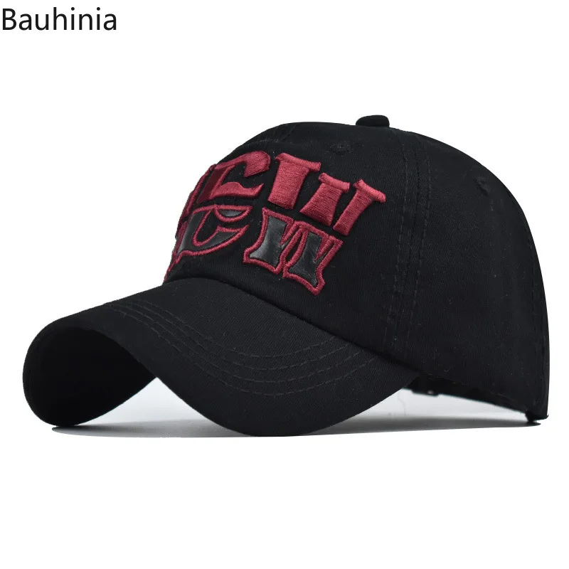 

Summer 100% cotton baseball cap hat for women men dad hat 3D NEW Letter embroidery outdoor sports caps