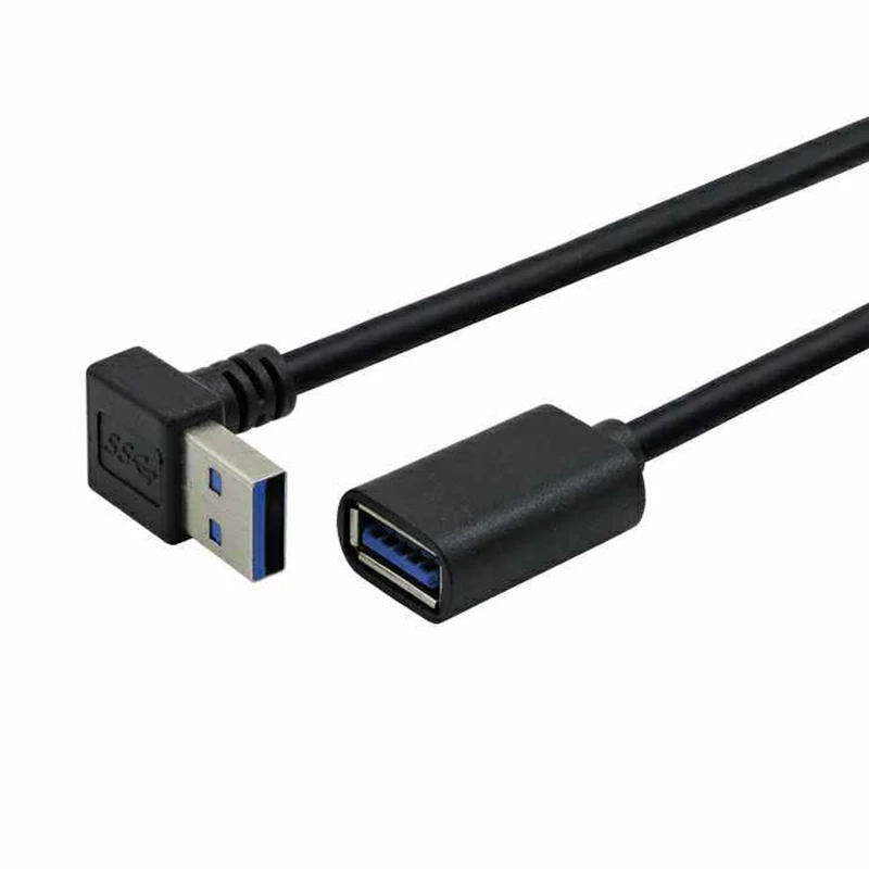 

USB 3.0 Extension Cable 90 Degree Angle High Speed Portable for Home Office Business New Arrival