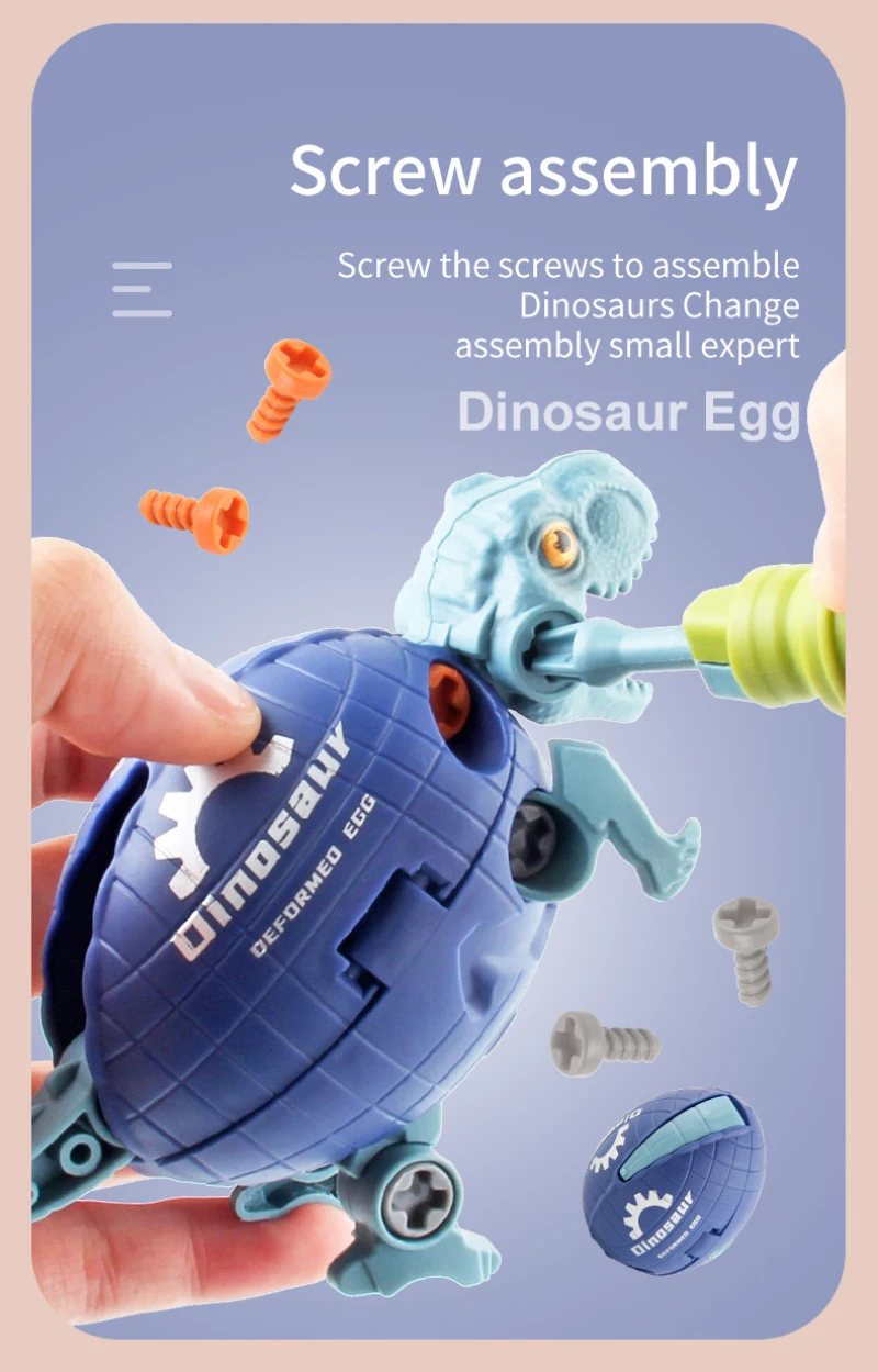 Dinosaurio de juguete removible para ni&ntilde;os de m&aacute;s de 3 a&ntilde;os, Material ABS, diferentes estilos, regalos de vacaciones-3