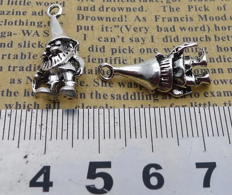 

Supplies For Jewelry Making 5pcs 11x22mm Antique Silver Color Field Soldier Charms