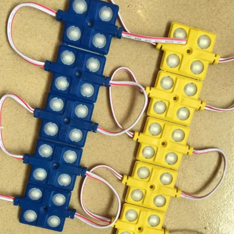 Светодиодный модуль 2 Вт 12 В постоянного тока белый цвет высокая яркость 20 шт.