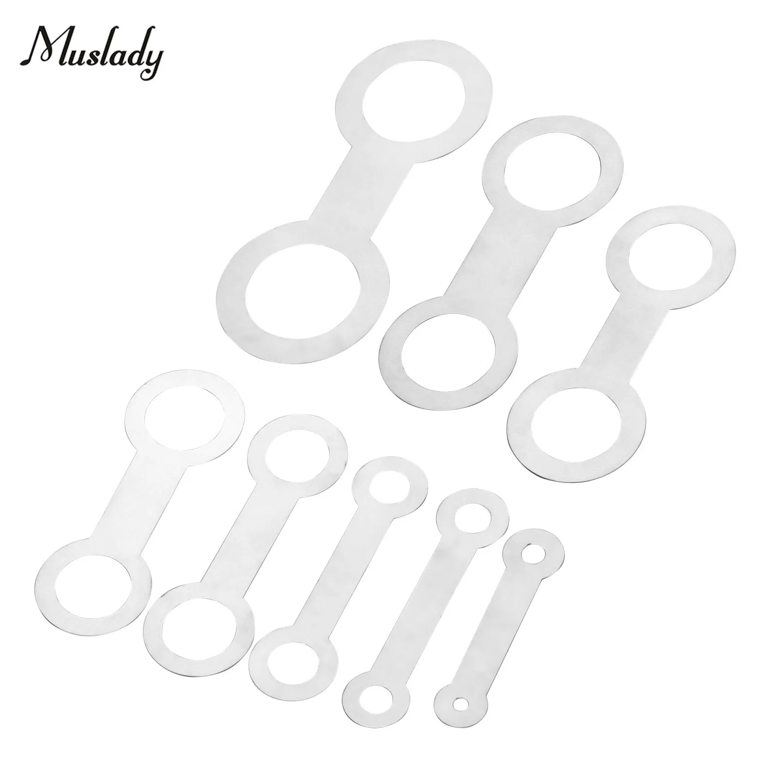 

8Pcs Woodwind Saxophone Sound Hole Pad Leveling Tool Maintenance Replacement Accessories for Wind Instruments