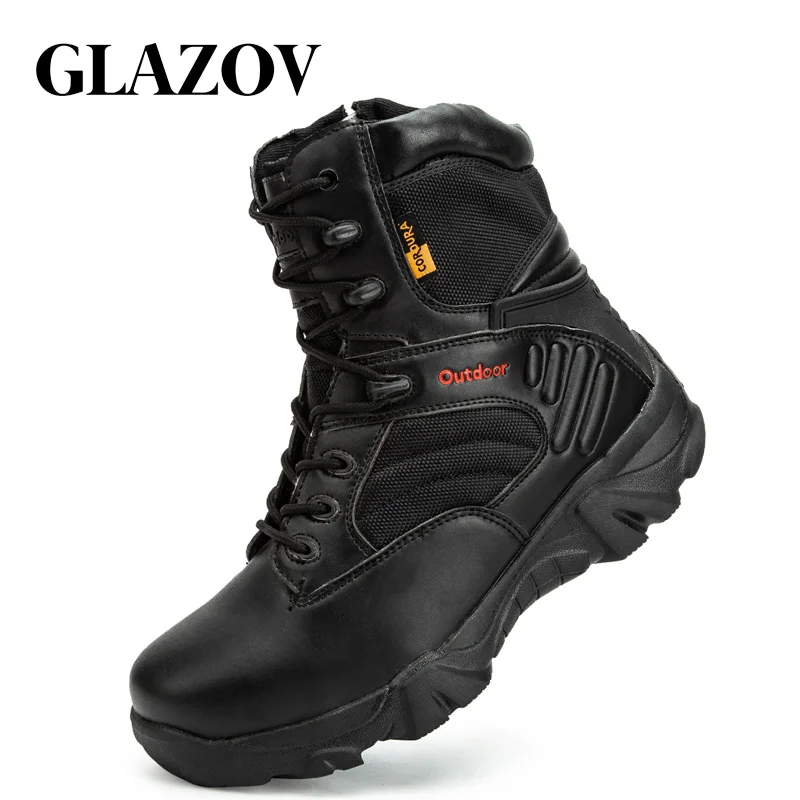 

Новые мужские ботинки GLAZOV, модные удобные повседневные ботинки на шнуровке для весны и осени, высококачественные мужские ботинки с эффекто...