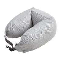 neck pillow cotton travel pillow u shape pillow foam particles pillow accessories adjustable long pillow