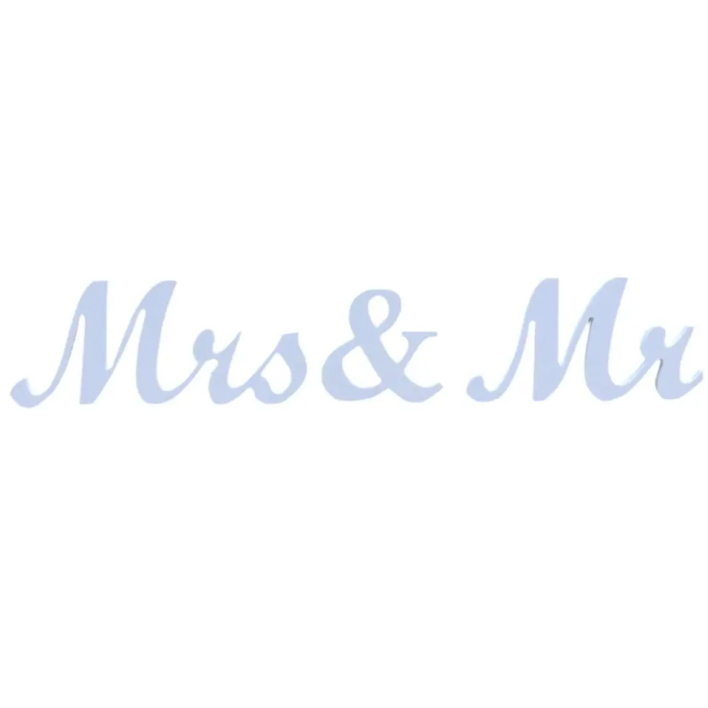 

Letters Mr Mrs Wedding Props Anniversary Party Decoration for Photography