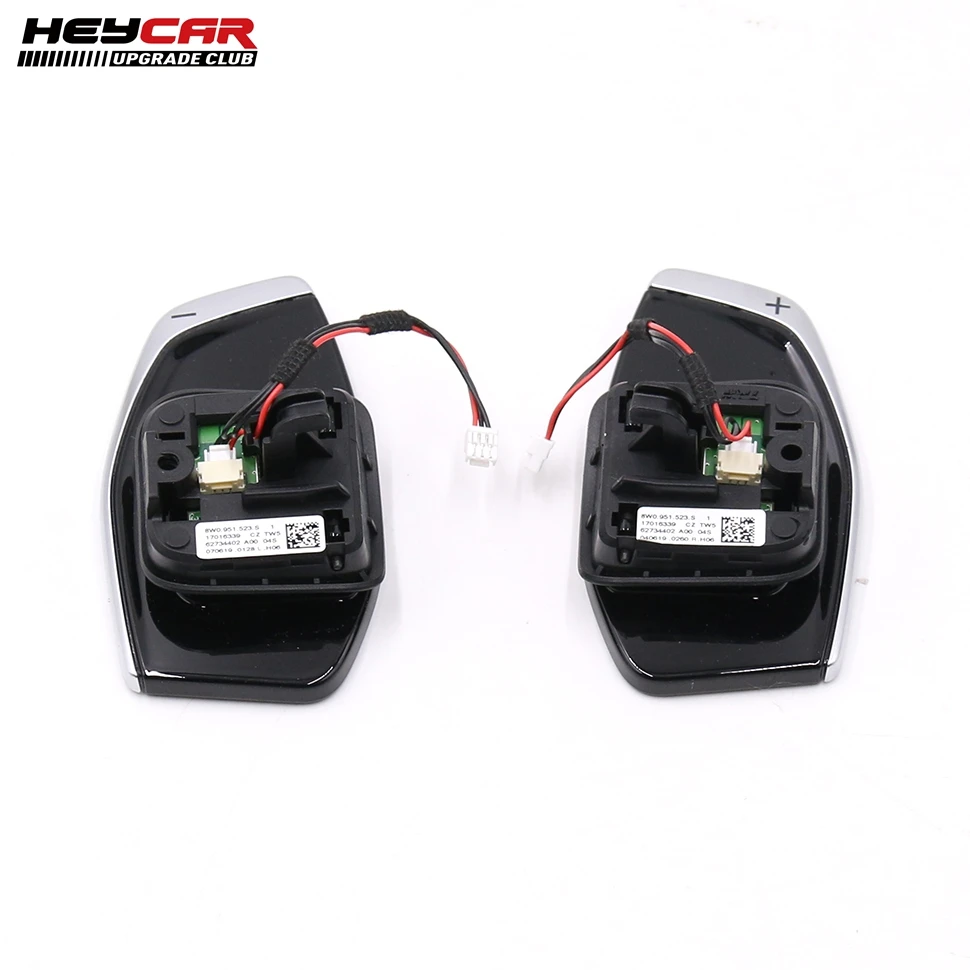 Черное глянцевое хромированное рулевое колесо Piano Paint Tiptronic 8W0 951 523 S для Audi A3 8V A4 B9 8W