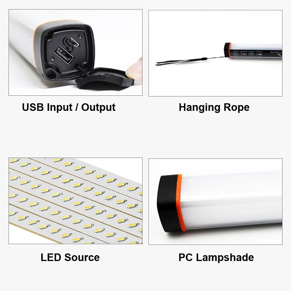 Уличсветильник фонарь для экстренного питания IP65 светодиодный кемпинга с