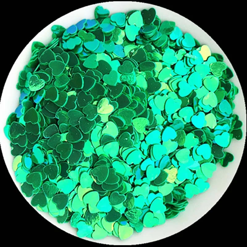 4 мм персиковые блестки в форме сердца для ногтей патчи творчества аксессуары