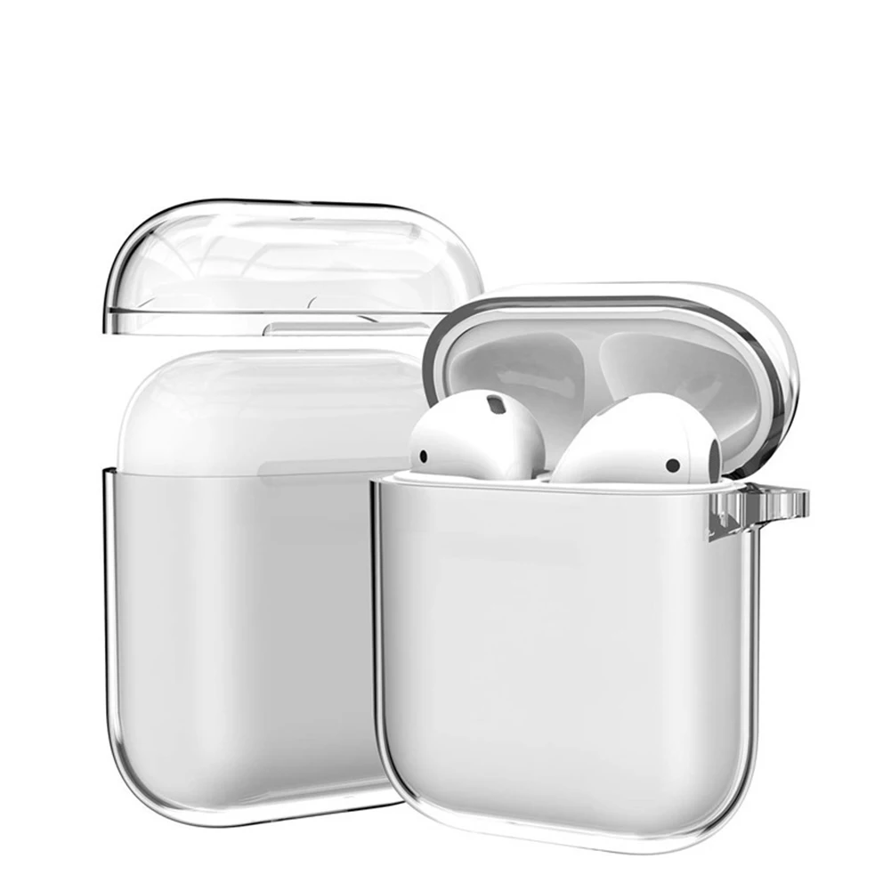 Кристальный силиконовый чехол для наушников для Apple AirPods Pro 2 1, мягкий ТПУ прозрачный чехол для зарядки гарнитуры, чехол для Air Pods 3