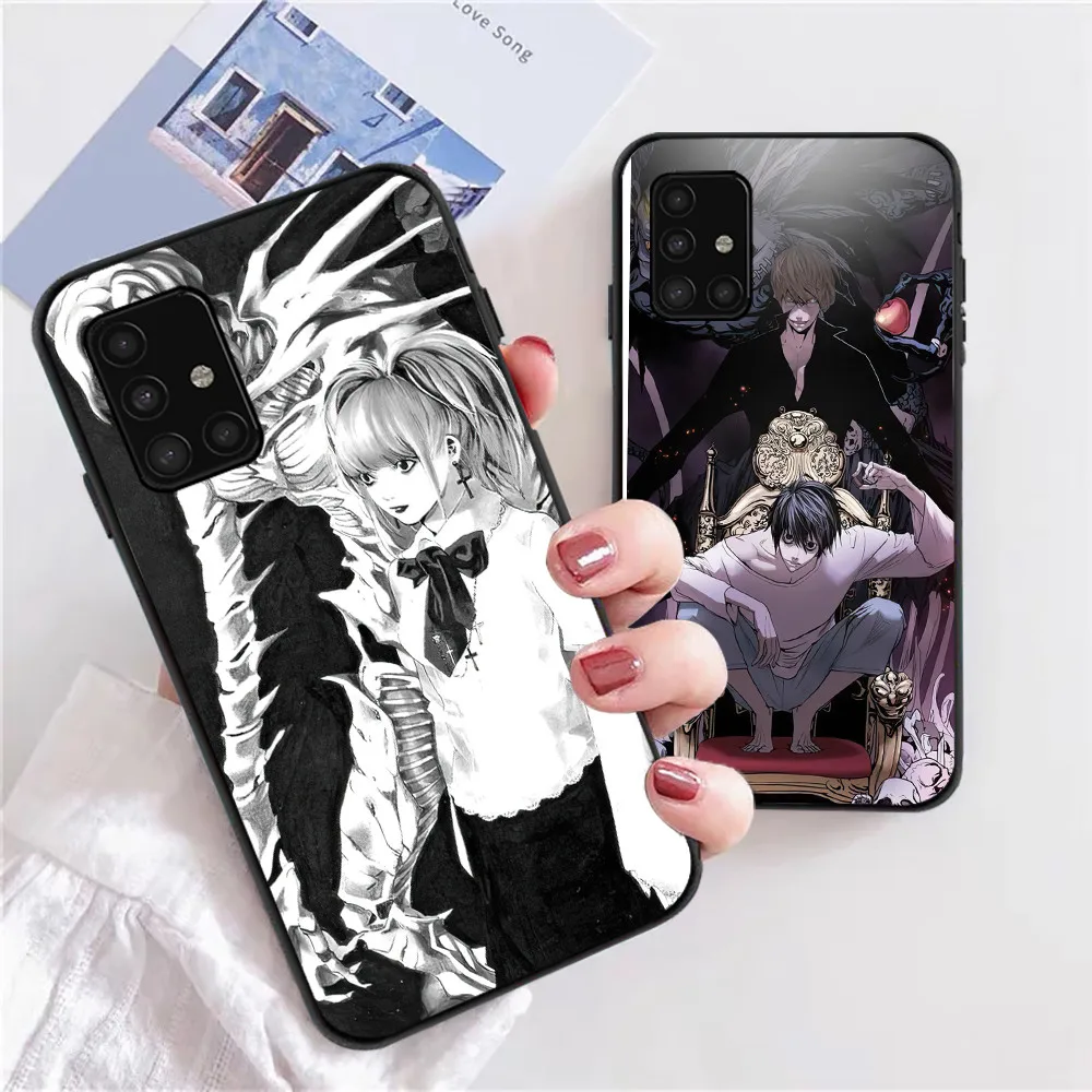 

Japan Manga Death Note Phone Case For Samsung Galaxy A51 A52 A71 A72 4G 5G Soft TPU Cases Funda Back Cover Anime Girl MisaMisa