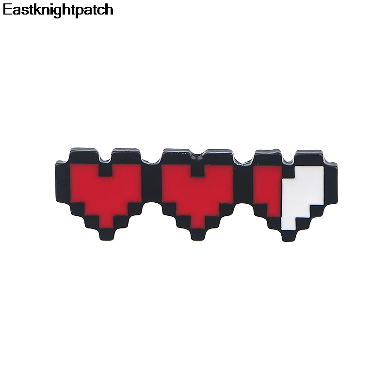 Игра объем крови забавные Броши Эмаль на булавке Джинсовые куртки штырь