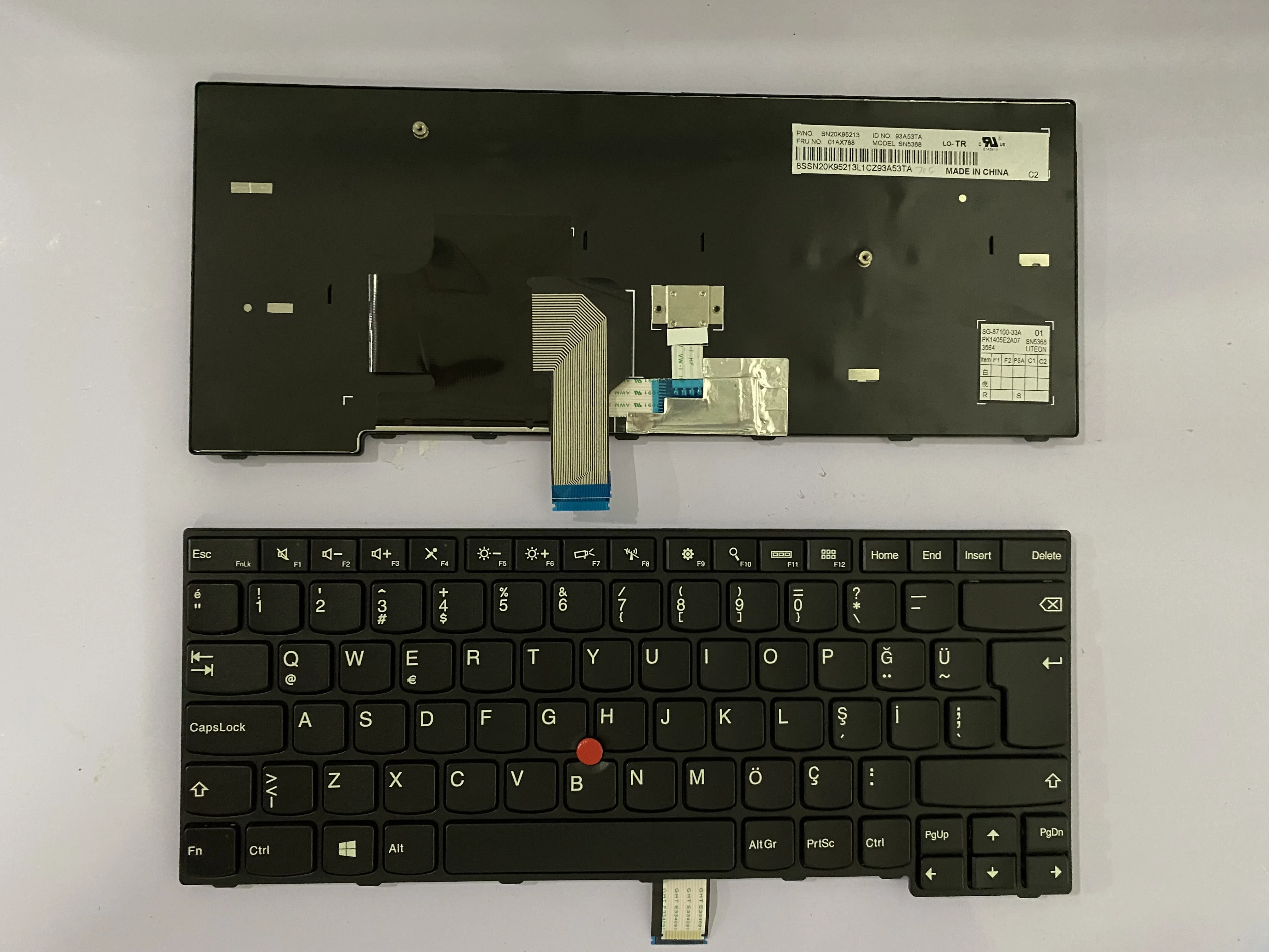 

New Turkish Backlight Keyboard For Lenovo IBM Thinkpad E450 E450C E455 E460 E465 W450 04X6131 04X617 04X6101 Series Laptop