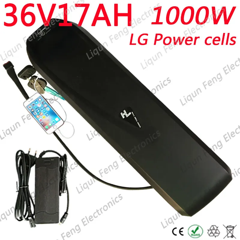 Аккумулятор для электровелосипеда LG 36 В 500 Вт 1000 15 Ач 13 17 20 литий-ионная батарея с