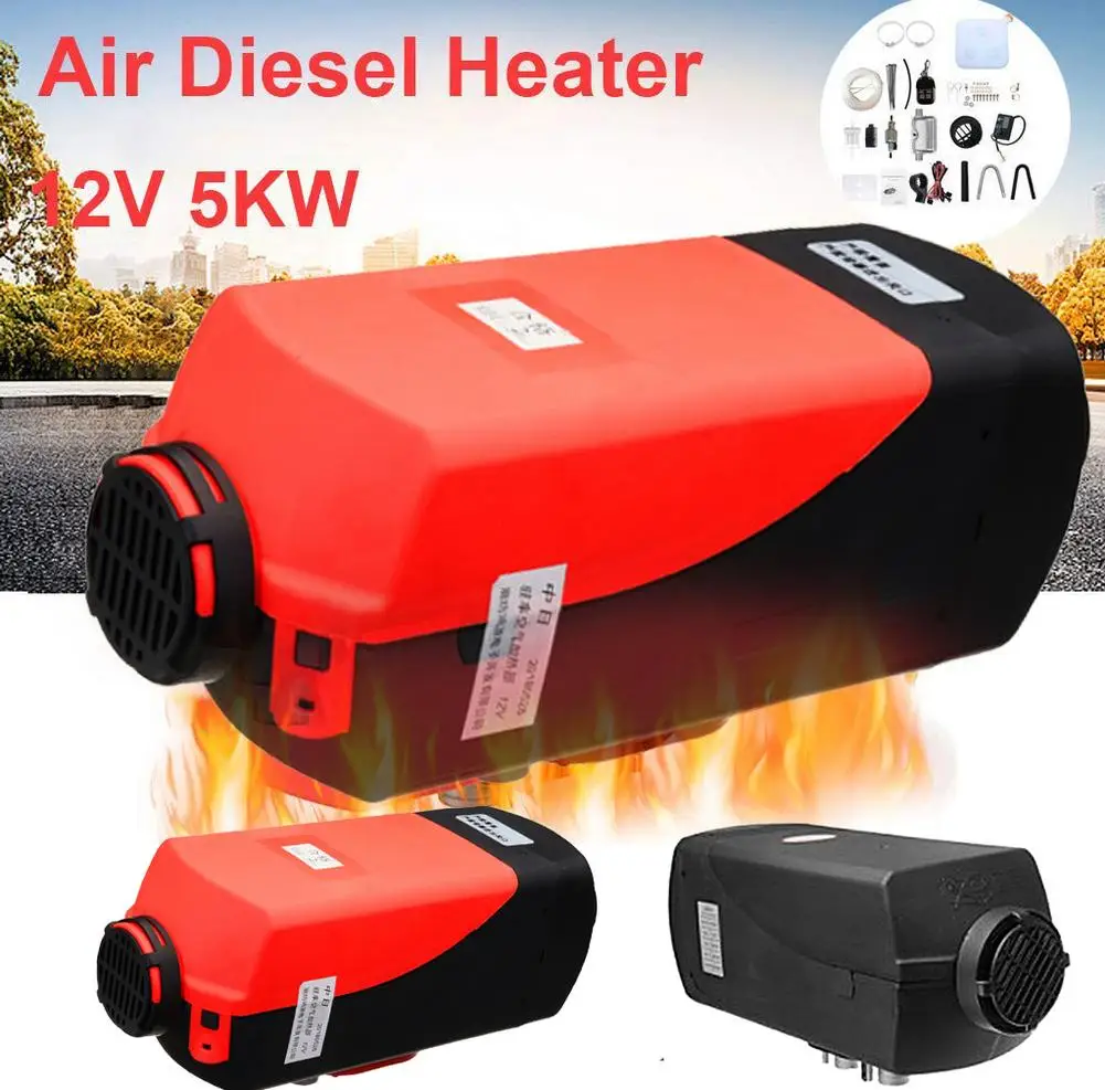 Автомобильный обогреватель 12 В/24 В 5 кВт воздушный Нагреватель парковочный ЖК