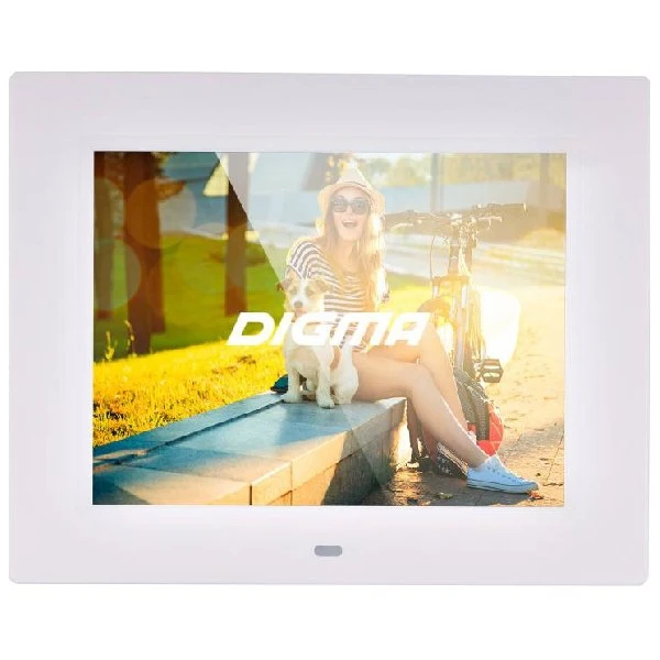 Цифровая фоторамка Digma 8'' PF-833 белый | Электроника