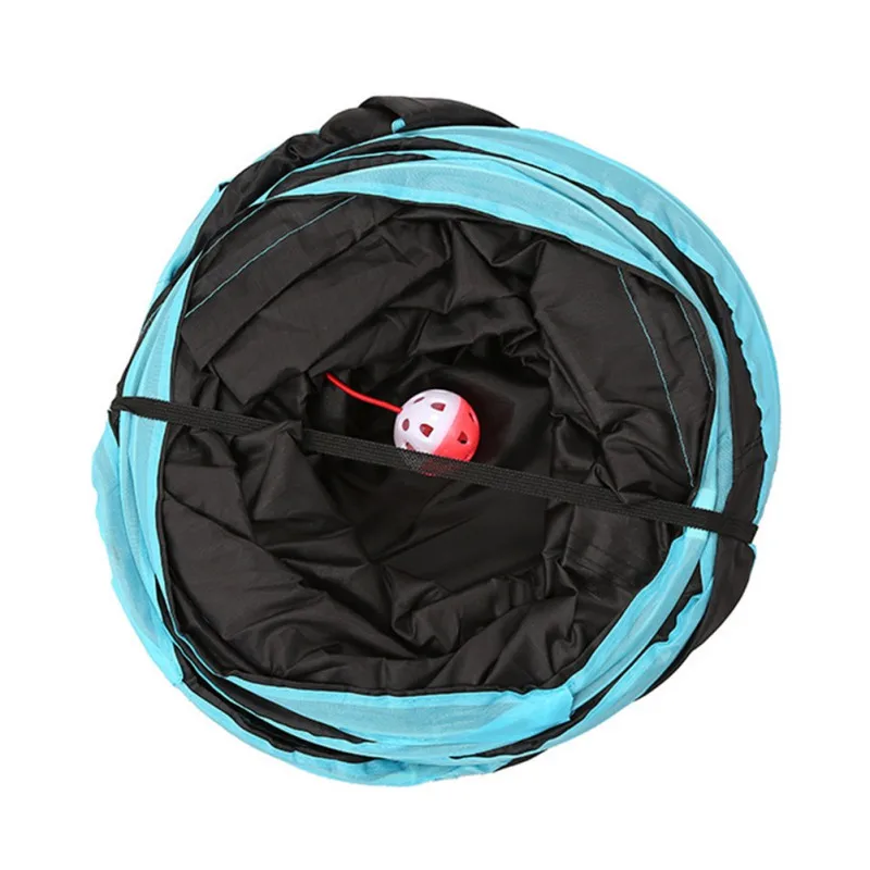 Игрушка-туннель для кошек 5 способов Складная портативная игрушка домашних