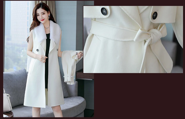 Зимнее женское Шерстяное Пальто 2020 длинная толстая куртка Двусторонняя ветровка