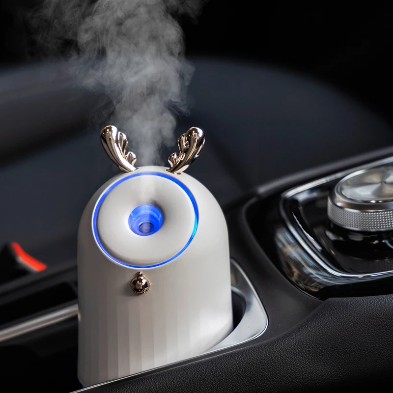 

Wireless Air Humidifier With 800mAh Battery Ultrasonic Cool-Mist Adorable Humidificador Aromatherapy Essential Oil Diffuser