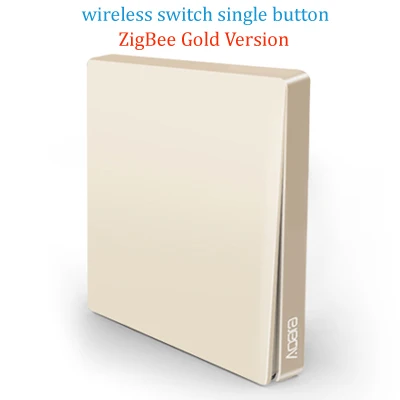 Умный переключатель Xiao mi Aqara, светильник с дистанционным управлением, ZiGBee, wifi, беспроводной ключ, настенный выключатель, работает с приложением mi jia mi Home - Цвет: Single Key G