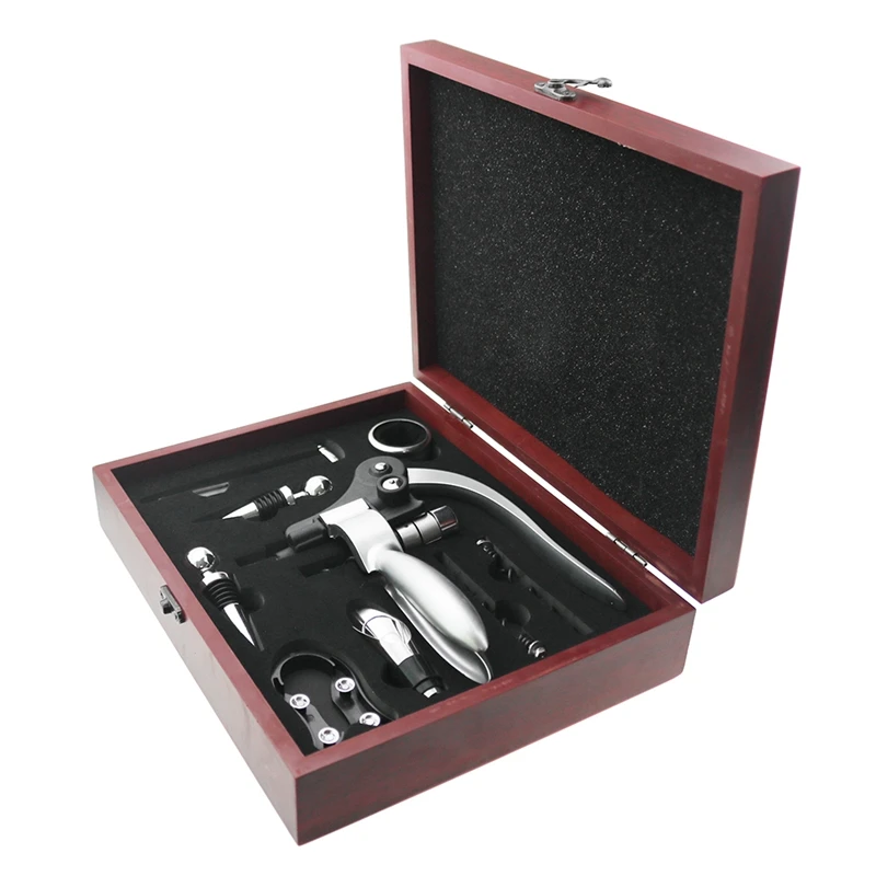 

Красное вино открывалка для бутылок комплект Alloyrabbit открывалка фиксаторы уход за кожей лица маска графина Красного в деревянный ящик Чехол ...