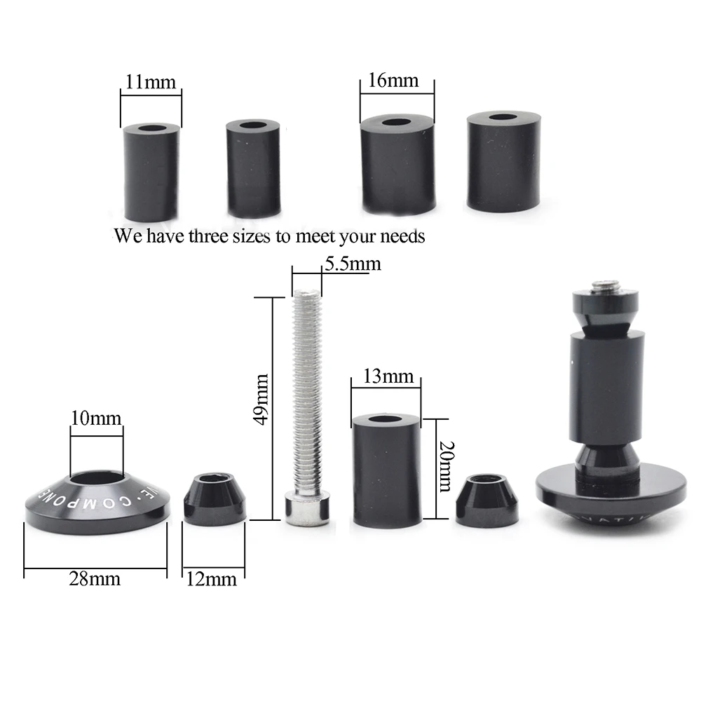 

Universal Motor Bike CNC Motorcycle Grips Handlebar Grips Plugs Handle Plug Bar End Cap Motorcycle Accessories