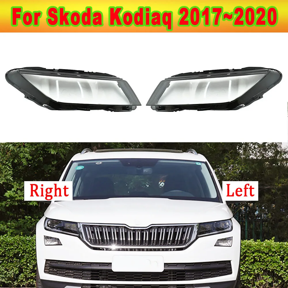 

Прозрачный налобный фонарь, крышка объектива, абажур, автомобильный налобный фонарь, подходит для Skoda Kodiaq 2017 ~ 2020, налобный фонарь, оболочка, ...