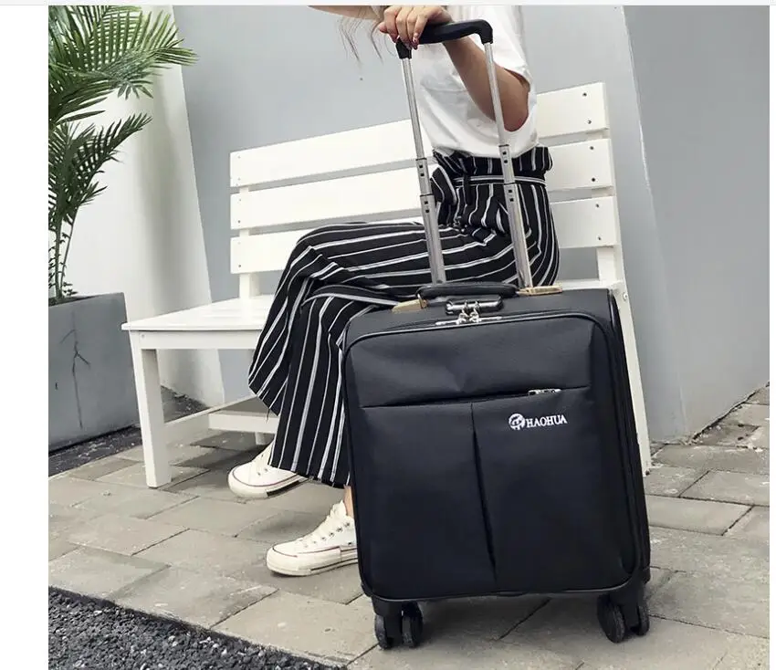 18 Inch Pria Trolley Tas Tas Bisnis Tas 