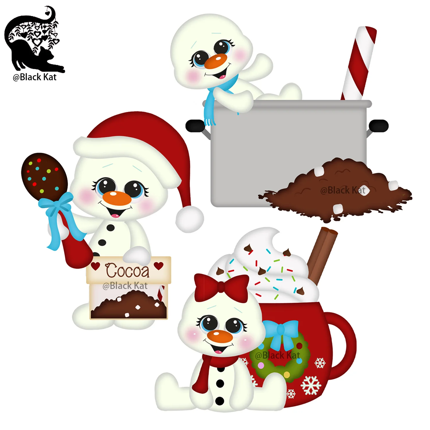 Christmas Snowman Cooking Cream Chocolate Cutting Dies Soup Cocoa Cookie Metal Stencil For DIY Scrapbooking Gift Card Craft