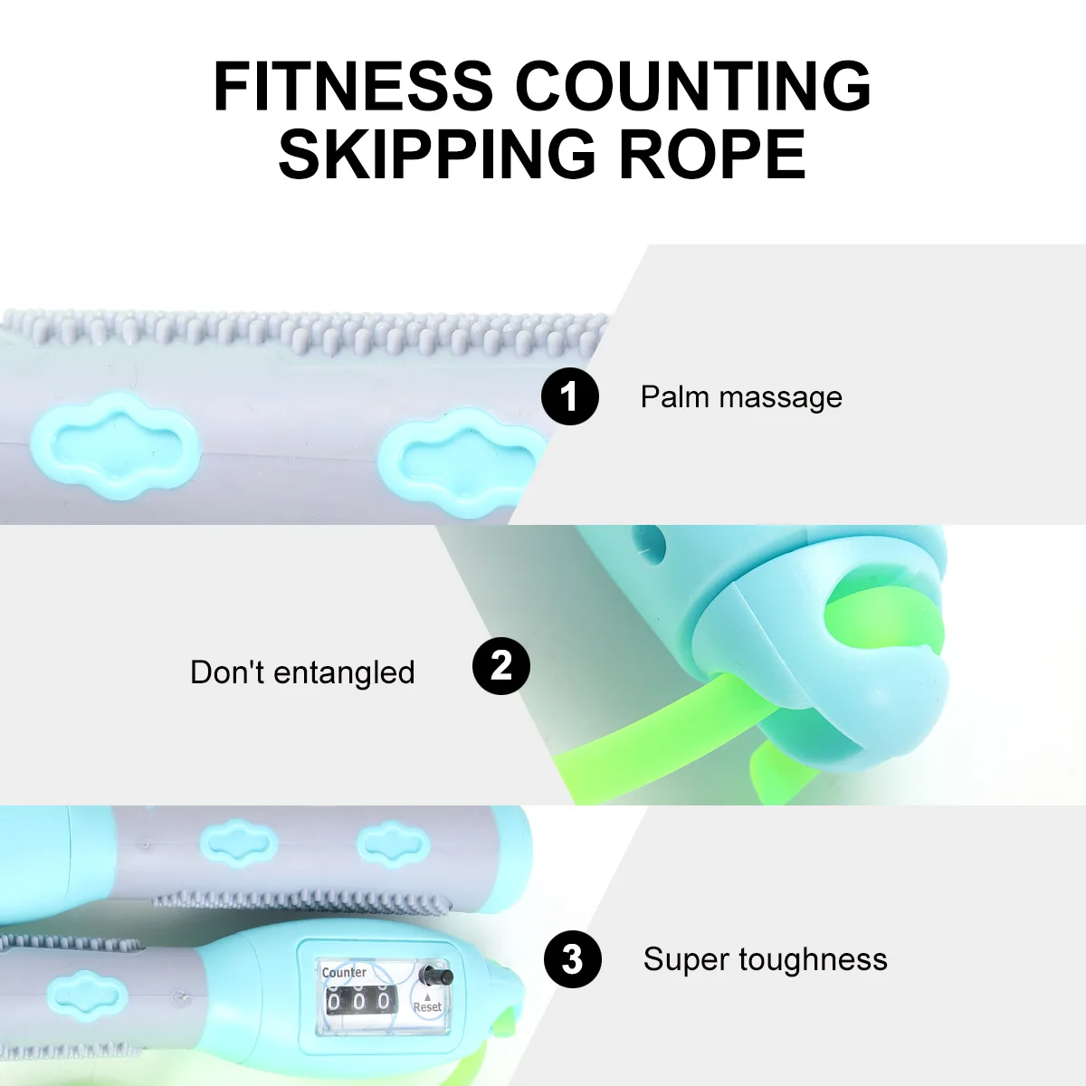 1 шт. скакалка со скакалкой нескользящий счетчик с таймером | Спорт и развлечения