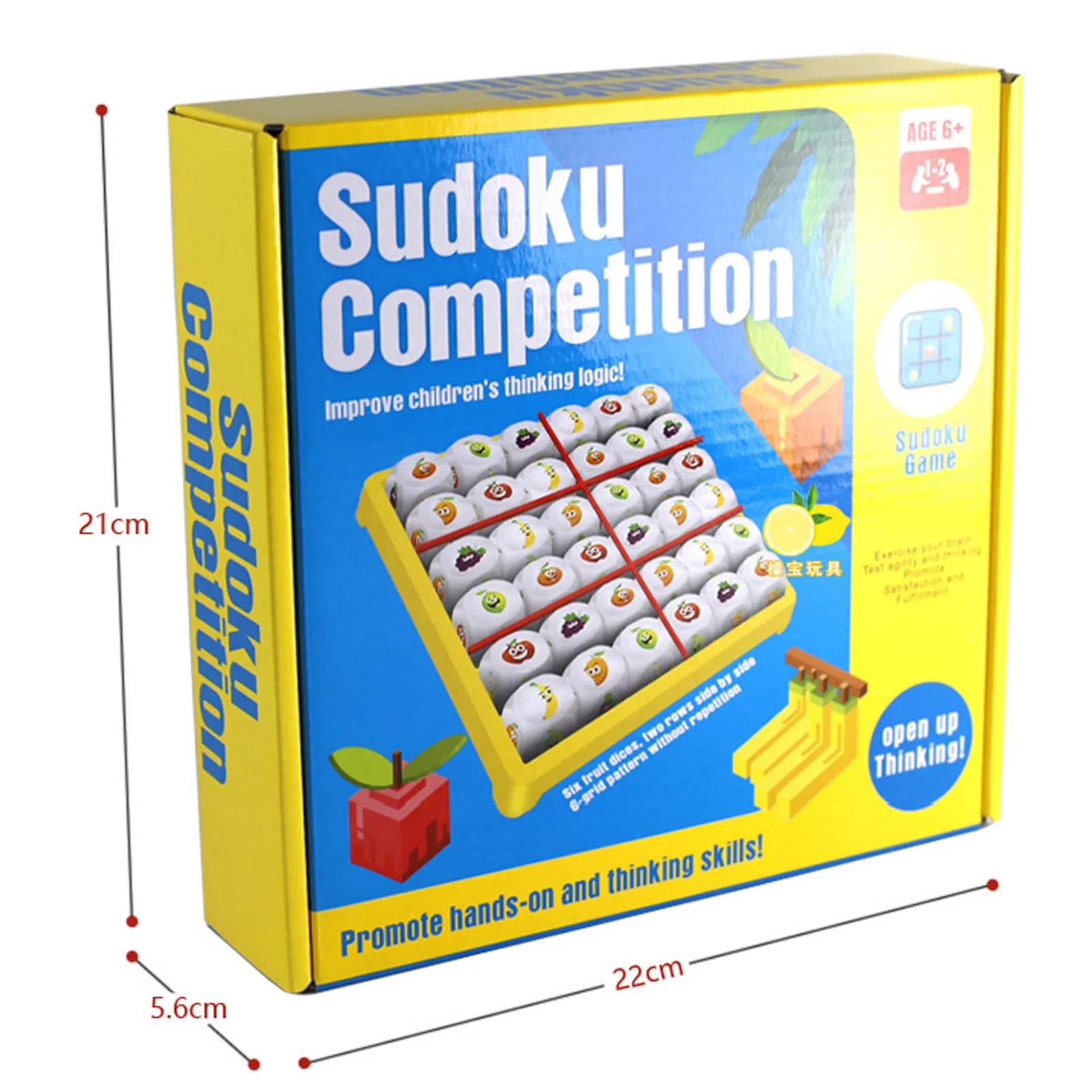 

Unique Fruit Sudoku Puzzle Game Sudoku Board Game Logic Brain Teaser Educational Logical Thinking Puzzle Travelling Toy Gift Kid
